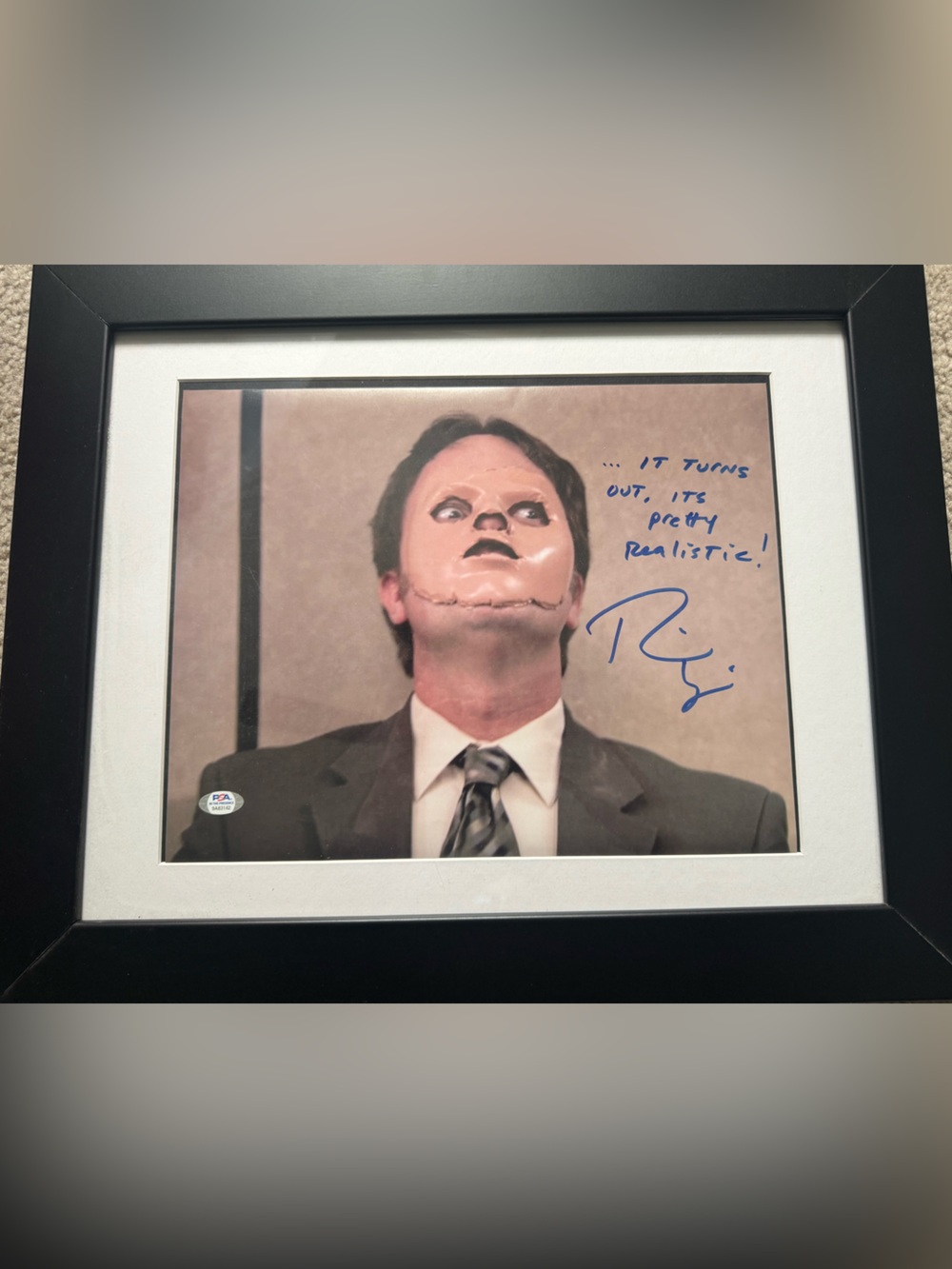 Signed Rainn Wilson (The Office) Portrait Photograph - with Paperwork!